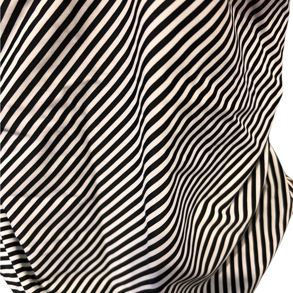 🟣CUPSHE Peachy and Black & White Striped Tummy Control One-Piece Swimsuit XXL - Picture 7 of 9
